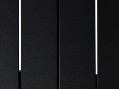 Conjunto De Refeicao De Jardim 6 Lugares Em Aluminio Preto E Almofadas Cinzentas Valcanetto/Busseto