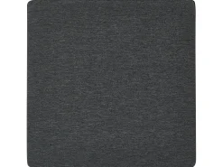 Conjunto De Refeicao De Jardim 4 Lugares Em Aluminio Preto E Almofadas Cinzentas Olmetto/Taviano