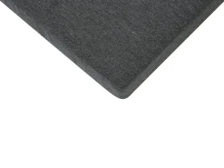 Conjunto De Refeicao De Jardim 4 Lugares Em Aluminio Preto E Almofadas Cinzentas Olmetto/Taviano