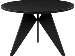 Conjunto De Refeicao De Jardim 4 Lugares Em Aluminio Preto E Almofadas Cinzentas Olmetto/Taviano