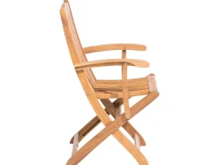 Conjunto De Refeicao De Jardim 6 Lugares Em Madeira De Acacia E Guarda-Sol Maui