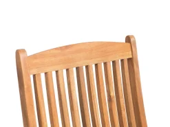 Conjunto De Refeicao De Jardim 6 Lugares Em Madeira De Acacia E Guarda-Sol Maui