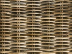 Conjunto De Refeicao De Jardim Para 6 Em Rattan Natural Susua/Olbia