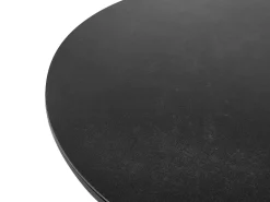 Conjunto De Refeicao De Jardim 4 Lugares Em Aluminio Preto E Almofadas Cinzentas Olmetto/Busseto