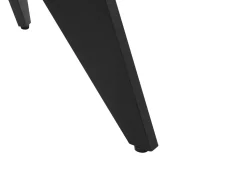 Conjunto De Refeicao De Jardim 4 Lugares Em Aluminio Preto E Almofadas Cinzentas Olmetto/Busseto