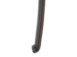 Conjunto De Refeicao De Jardim 4 Lugares Em Metal Castanho E Guarda-Sol Salento