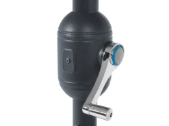Conjunto De Refeicao De Jardim 4 Lugares Em Metal Castanho E Guarda-Sol Salento