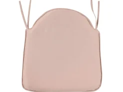 Conjunto De Refeicao De Jardim Com 6 Lugares Em Rattan Rosa Pastel Aliano Ii