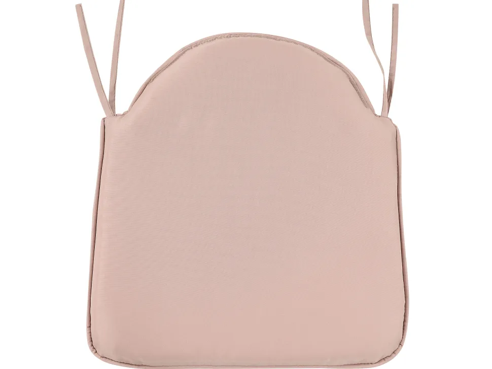 Conjunto De Refeicao De Jardim Com 6 Lugares Em Rattan Rosa Pastel Aliano Ii