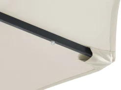 Conjunto De Refeicao De Jardim 4 Lugares Em Metal Castanho E Guarda-Sol Sapri