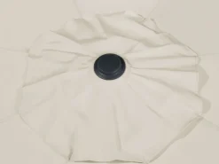 Conjunto De Refeicao De Jardim 4 Lugares Em Metal Castanho E Guarda-Sol Sapri