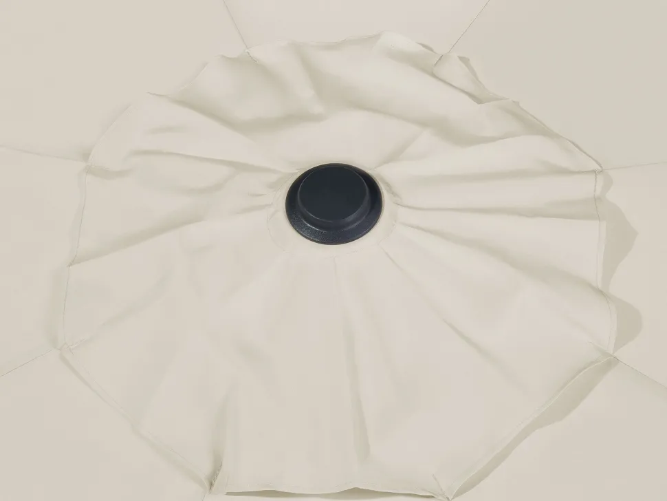 Conjunto De Refeicao De Jardim 4 Lugares Em Metal Castanho E Guarda-Sol Sapri