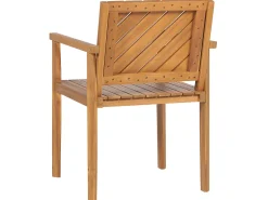 Conjunto De Refeicoes 6 Lugares Em Madeira De Acacia Clara Baratti