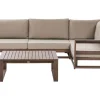 Conjunto Jardim 4 Lugares Madeira Acacia Certificada Escura A Esquerda Timor Ii