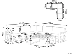 Conjunto Jardim 5 Lugares Madeira De Acacia Certificada Escura Timor Ii