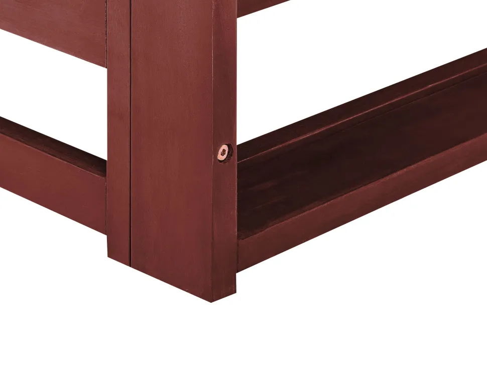 Conjunto Jardim 5 Lugares Madeira De Acacia Certificada Vermelha Escura Timor Ii