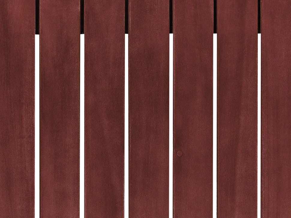 Conjunto Jardim 5 Lugares Madeira De Acacia Certificada Vermelha Escura Timor Ii