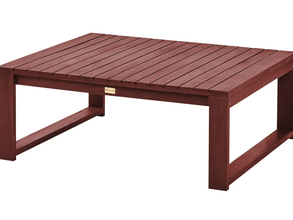 Conjunto Jardim 5 Lugares Madeira De Acacia Certificada Vermelha Escura Timor Ii