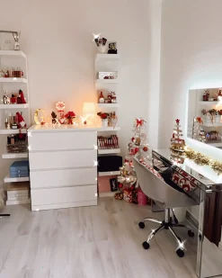 Consola Com 2 Gavetas Em Efeito Espelhado Marle