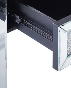 Consola Com 2 Gavetas Em Efeito Espelhado Prateado Tilly