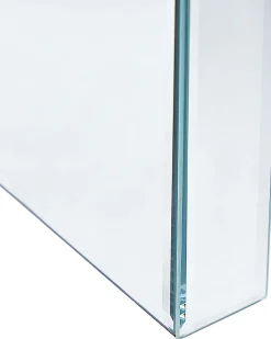 Consola Com 2 Gavetas Em Efeito Espelhado Prateado Tilly