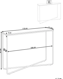 Consola Efeito De Betao Com Preto Lakota