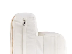 Espreguicadeira De Jardim Em Bambu Castanha Clara E Branca Ligure