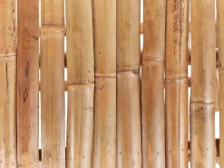 Espreguicadeira De Jardim Em Bambu Castanha Clara E Branca Ligure