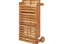 Espreguicadeira De Jardim Em Madeira Clara De Acacia Pietralunga