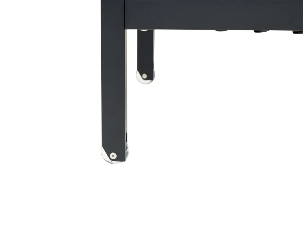 Espreguicadeira De Jardim Em Aluminio Castanho Claro E Preto Nardo