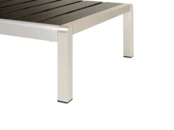 Espreguicadeira De Jardim Em Aluminio Preto Nardo