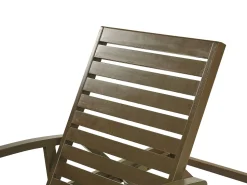 Espreguicadeira Em Madeira Escura De Acacia Amantea