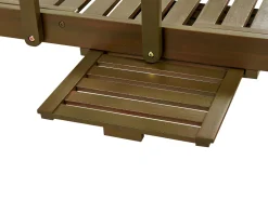 Espreguicadeira Em Madeira Escura De Acacia Amantea