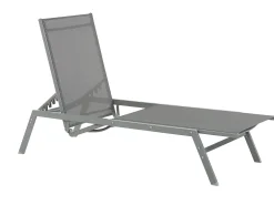 Espreguicadeira Metalica Com Tela Cinzenta Vernazza