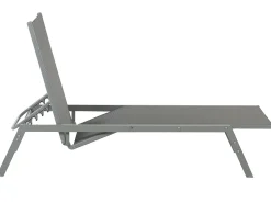 Espreguicadeira Metalica Com Tela Cinzenta Vernazza