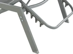 Espreguicadeira Metalica Com Tela Cinzenta Vernazza