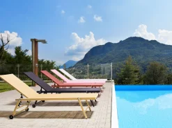 Espreguicadeira Reclinavel Amarela Portofino