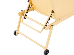 Espreguicadeira Reclinavel Amarela Portofino