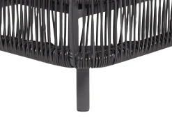 Espreguicadeira Reclinavel De Jardim Em Rattan Cinzento Osini