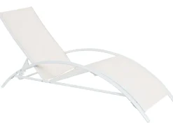 Espreguicadeira Reclinavel Creme Gaeta