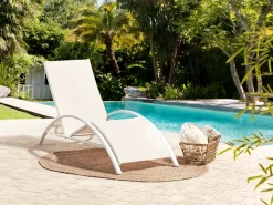 Espreguicadeira Reclinavel Creme Gaeta