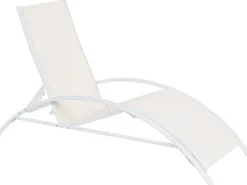 Espreguicadeira Reclinavel Creme Gaeta