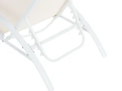 Espreguicadeira Reclinavel Creme Gaeta