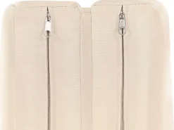 Espreguicadeira Reclinavel De Jardim Em Rattan Creme Osini