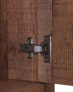 Estante Com 2 Gavetas E 1 Porta Castanha Atlanta