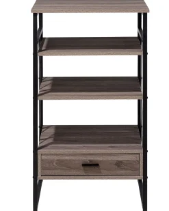 Estante Com 3 Prateleiras Taupe Keene