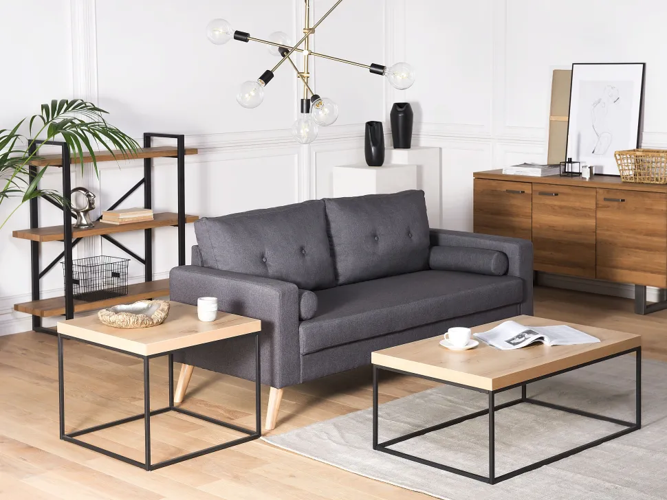 Estante Com 3 Prateleiras Castanha Escura Timber