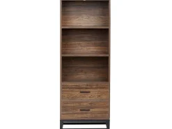 Estante Com 3 Prateleiras Castanha Escura Delta