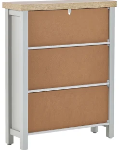 Estante Com 3 Prateleiras Cinzenta Clio