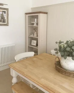 Estante Com 4 Prateleiras Creme Kingston